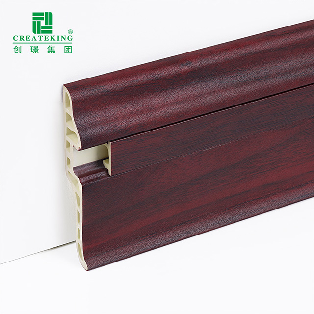 68*17mm PVC羊舌踢脚线