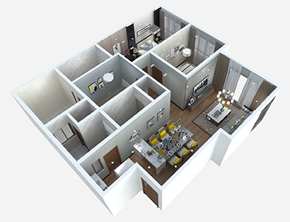 地板和墙面内饰材料