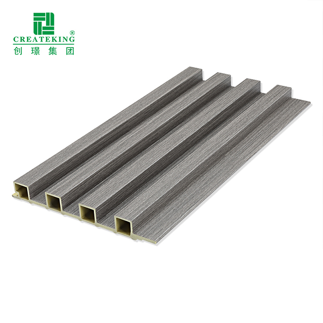 中国制造商隔音木塑凹槽墙板 