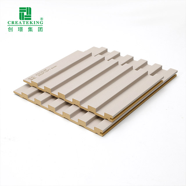 130*7.8mm PVC 实心凹槽墙板