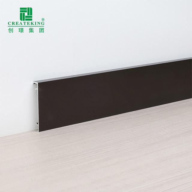 50*9mm铝合金夹式踢脚板
