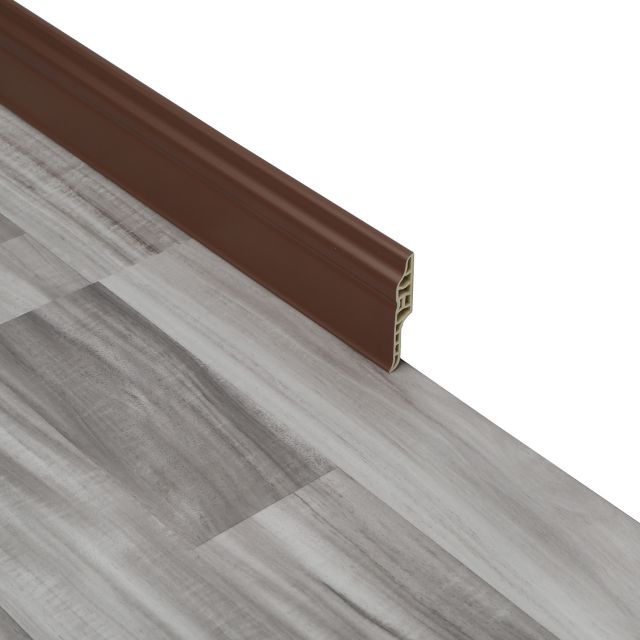 68mm高防水木纹面PVC地板PVC踢脚线-SDF68