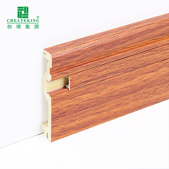 75*13.5mm木塑隐钉踢脚线型材