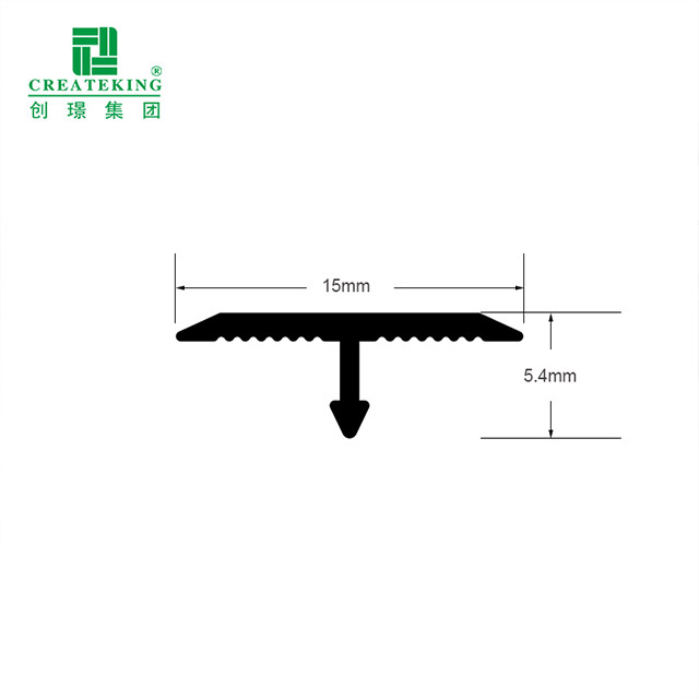 15x5.4mm T型铝地板过渡条