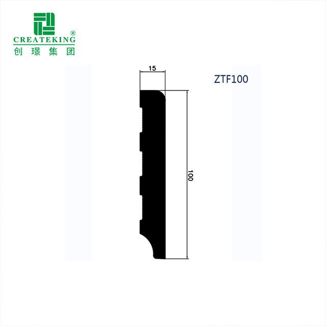 100*15mm PVC楼梯踢脚线
