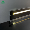 柔性踢脚板 LED PVC WPC 墙面装饰条 自粘 适合 DIY 家居装饰